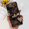 Per iPhone 7 8 7Plus 8 Plus Custodia per Telefono iPhone SE 2020 Cover Posteriore Morbido TPU Silicone Trasparente Paraurti Fiore Farfalla Coque Borsa