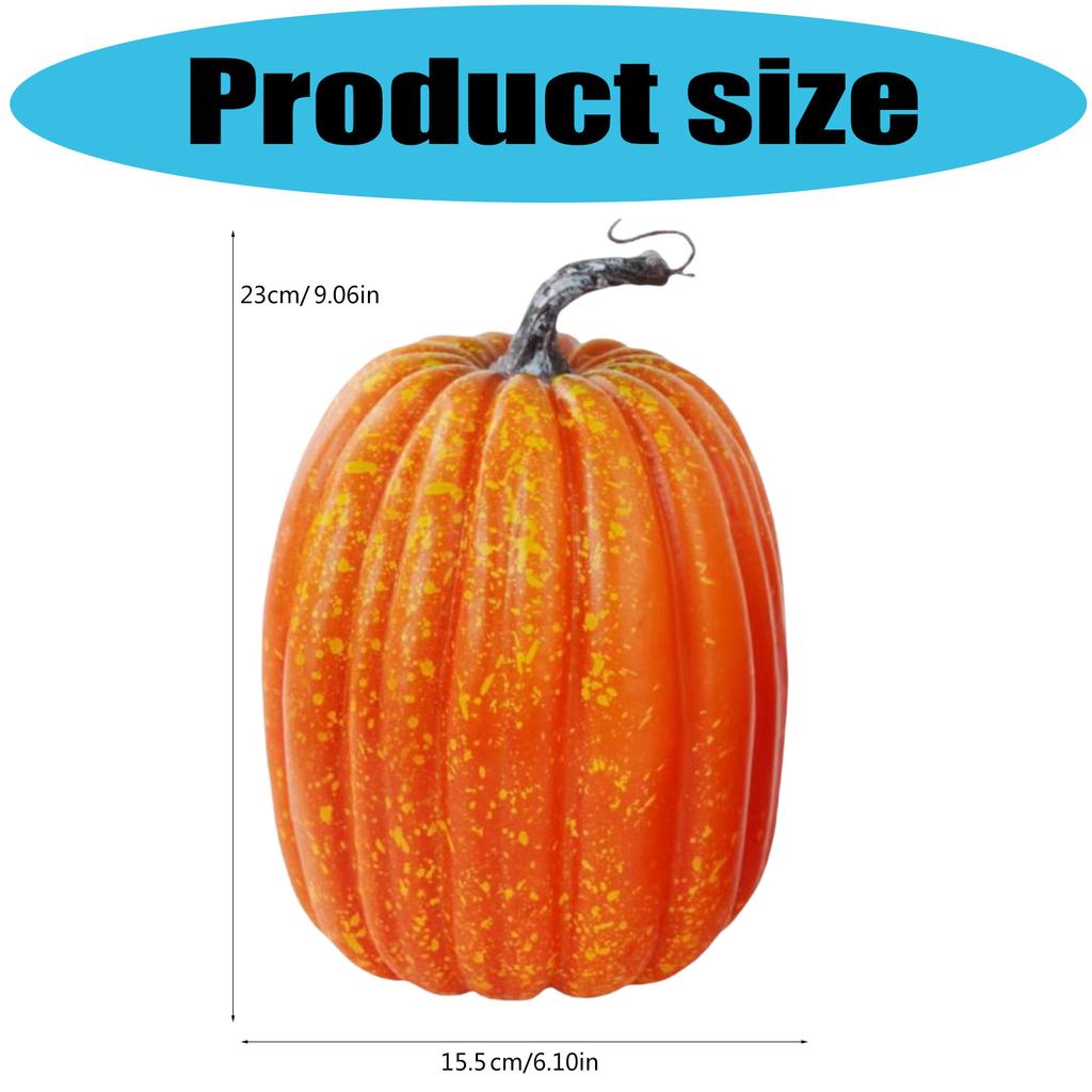 Realistic Foam Pumpkin Decoration Artificial Pumpkins For Halloween Christmas Indoor and Outdoor Holiday Decoration
