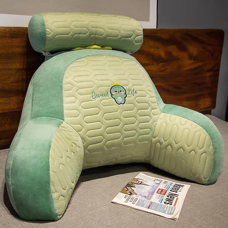 Bedhead Cushion Waist Cushion Soft Bag with Large Backrest for Bed Waist Protection Seasonal Availability of Pillows