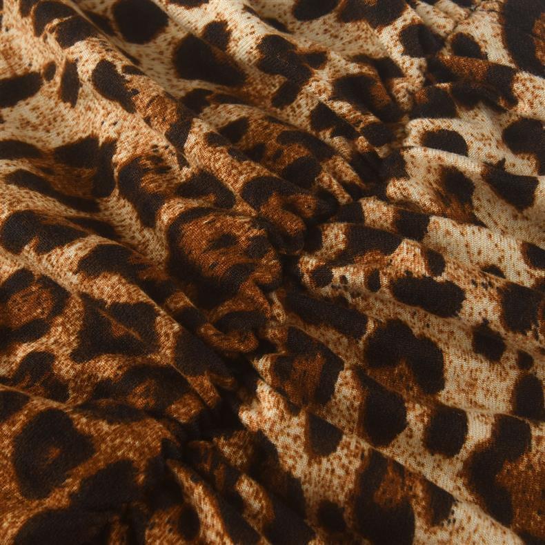 2024 Autumn/Winter Leopard Print Bodycon Mermaid Skirt