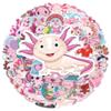 50pcs Cartoon Animal Funny Axolotl Graffiti Waterproof Sticker Creative Trend Decorative Decals