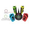 4-in-1 Round Portable Charging Dock with LED Indicator for Switch Joy-Con