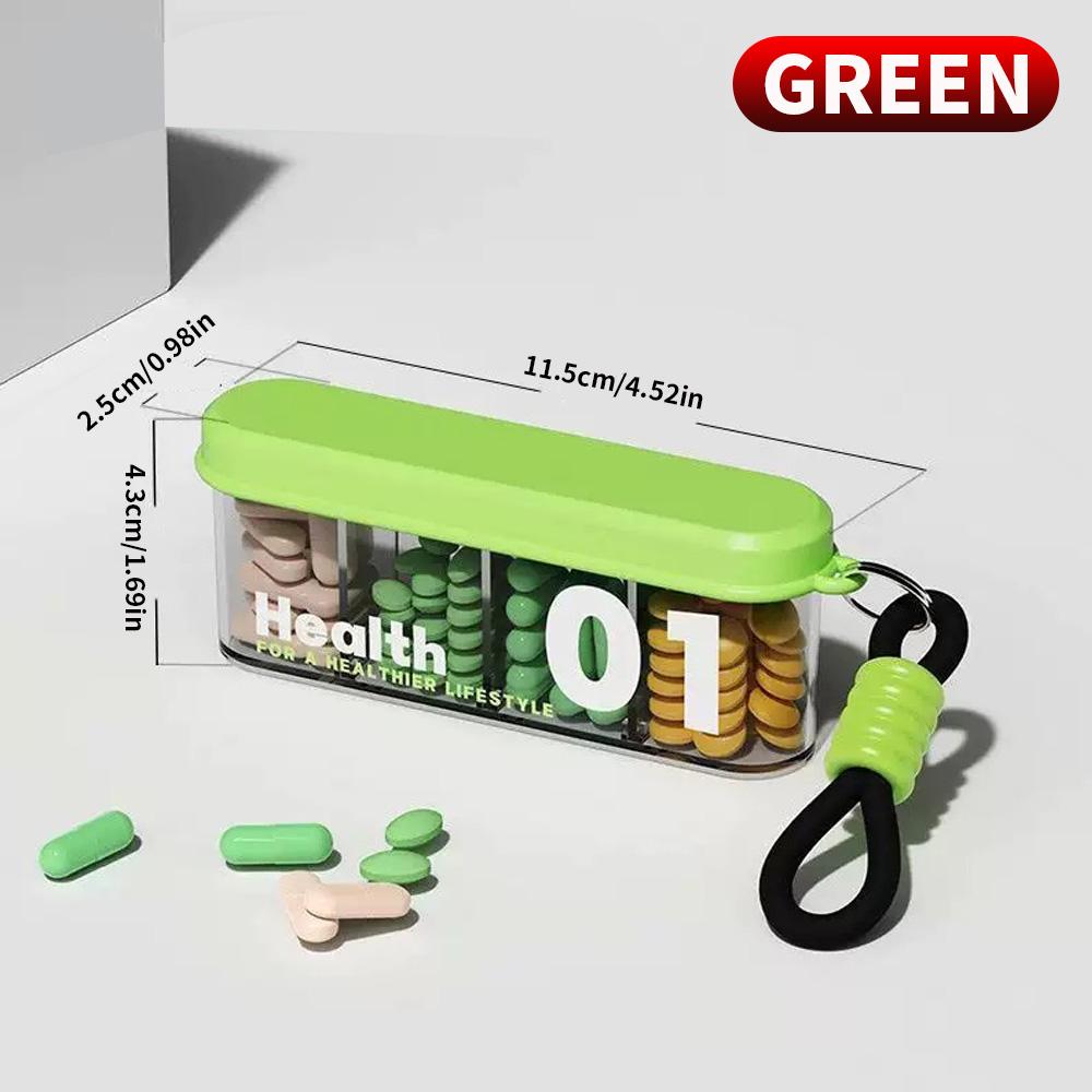 

1 шт. креативная аптечка, удобная портативная коробка для упаковки лекарств, мини-коробка для хранения таблеток на семь дней, подвесной шнурок