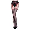 Women Sexy Stockings With Garter Belt Polka Dot Printing Summer Ultra-Thin Oil Shiny Glossy Sockings Open Crotch Pantyhose