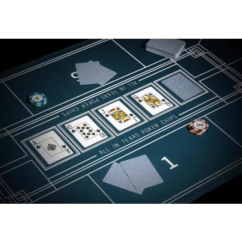 +Lsm Texas Hold'em Poker Mat, Digitally Printed Rubber Mat, 120x60cm (Deco Classic)