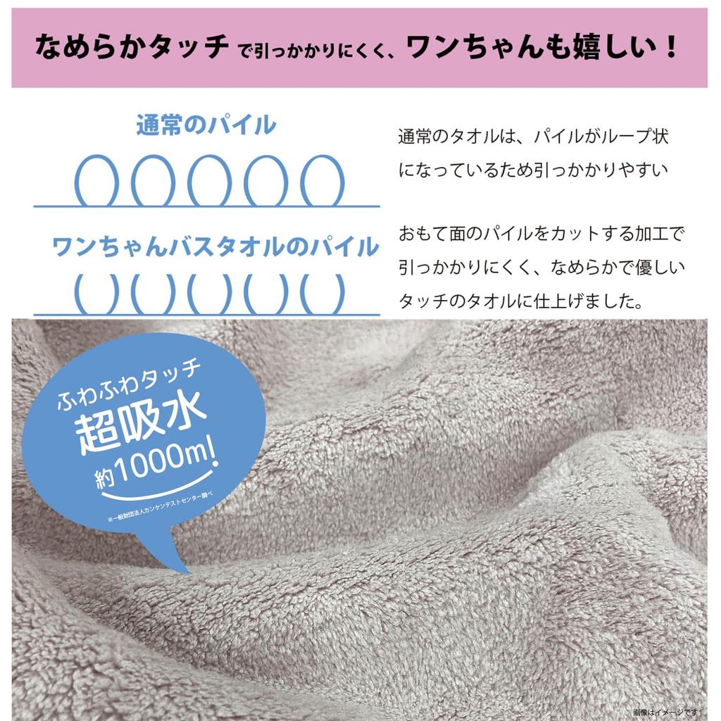 Prairie Dog Pet Bath Towel, Designed with Groomers in mind, Quick-Drying, Blue, Small, DGS-002