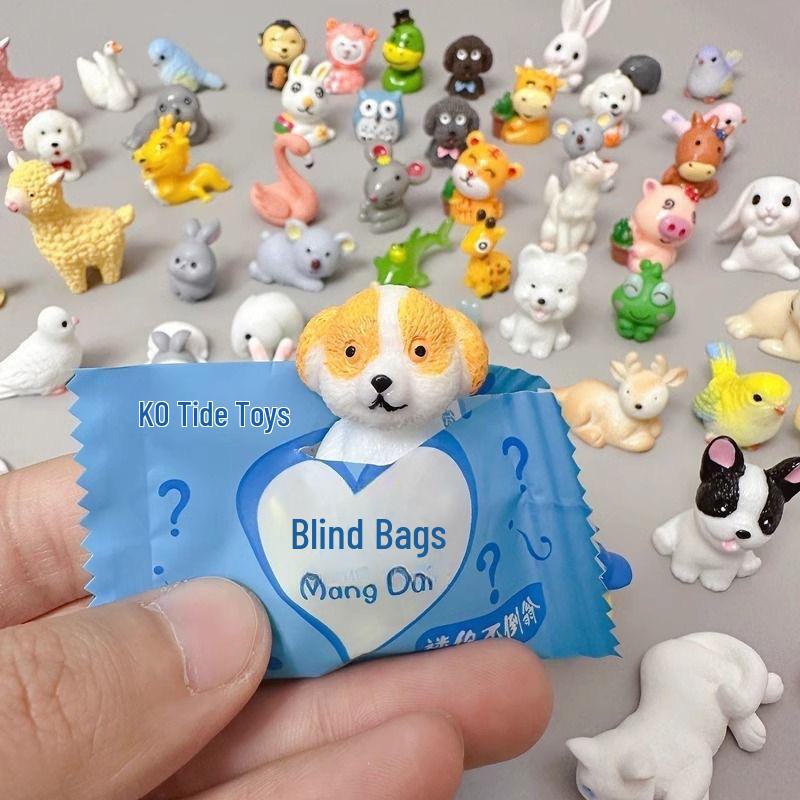 Cartoon Mini Animal Blind Bag - Cute Desktop Ornaments & Student Prizes