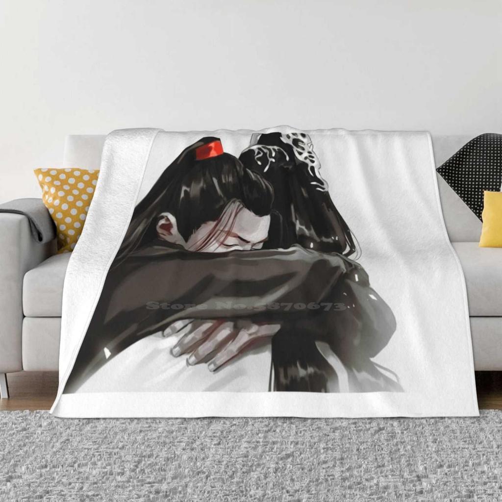Mdzs / The Untamed Wangxian Hug New Selling Custom Print Flannel Soft Blanket