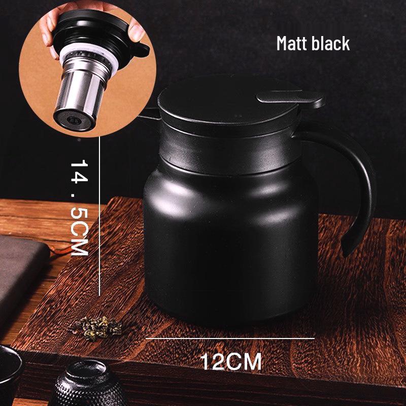 2026 Insulated Stainless Steel Mute Teapot & Brewing Pot
