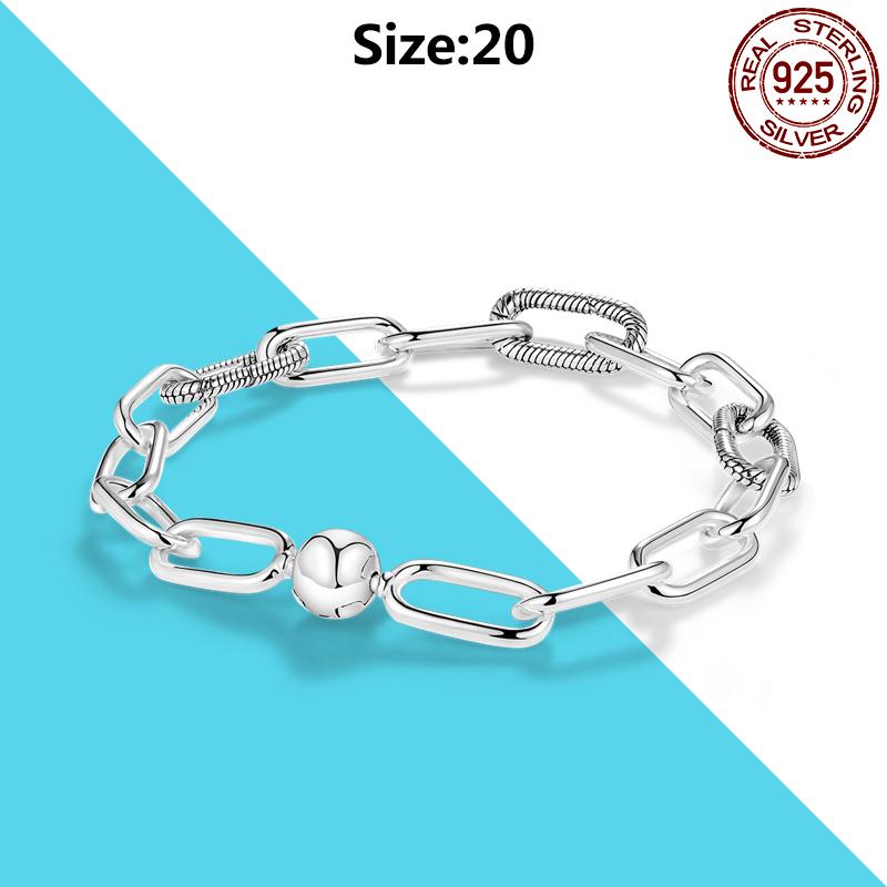 925 Silver Me Series Eye Medallion Pendant Charms for Bracelet Necklace DIY Link Earring Styling Two-ring Connector Jewelry