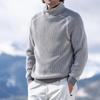 Men's Turtleneck Bottoming Shirt Thermal Long-sleeved Knitted Sweater Top