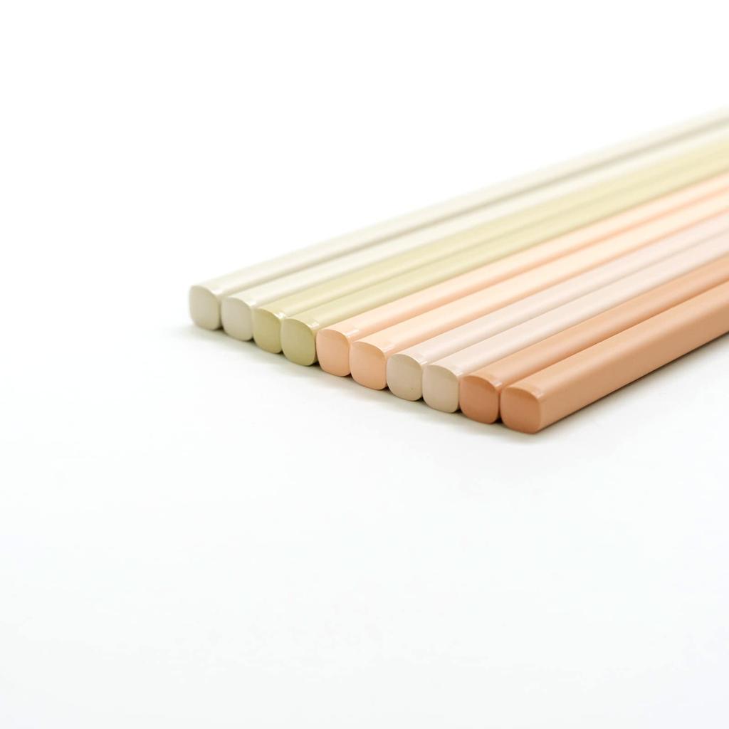 Wakasa Lacquer Natural Dishwasher 5 Set of For Made in Product Number 264932 Chopsticks, Wood, Safe, 23cm, Colors, 5, Fleur, Guests, Japan,