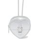 Covernat Woman Clover Heart Lucky Mini Crossbody Bag Silver