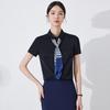 Elegant Summer Short Sleeve Skirt Suit - 2025 Professional Formal Business Workwear Set for Civil Servants