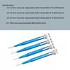 1/4pcs Ceramic Cross Screwdriver Set Mode: CD-15/20/25/100 Flat Point Slotted Screwdriver For High Frequency Circuit Adjustment
