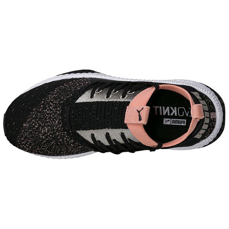 Puma Tsugi Jun Comfortable Low-Top Lifestyle Sneakers Women sneakers Black Pink White 367038-08