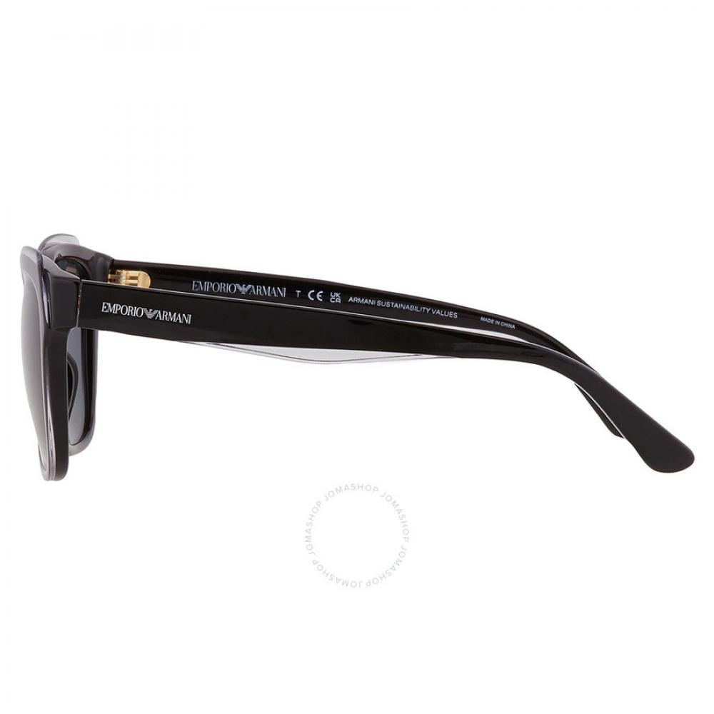 Emporio Armani Dark Grey Square Ladies Sunglasses Ea4209 605187 54