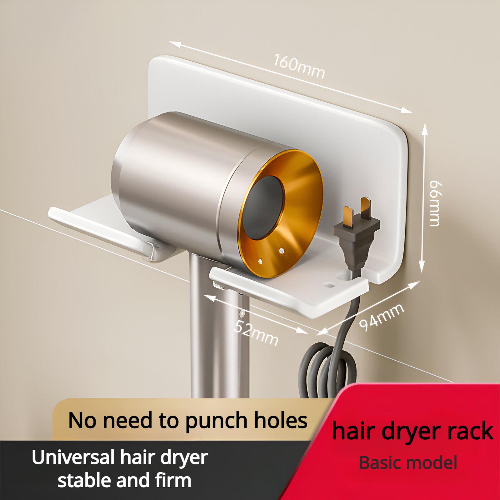 

Стойка для хранения фена без перфорации для дома, ванной комнаты, туалета, настенная полка для хранения фена Dyson Leifen