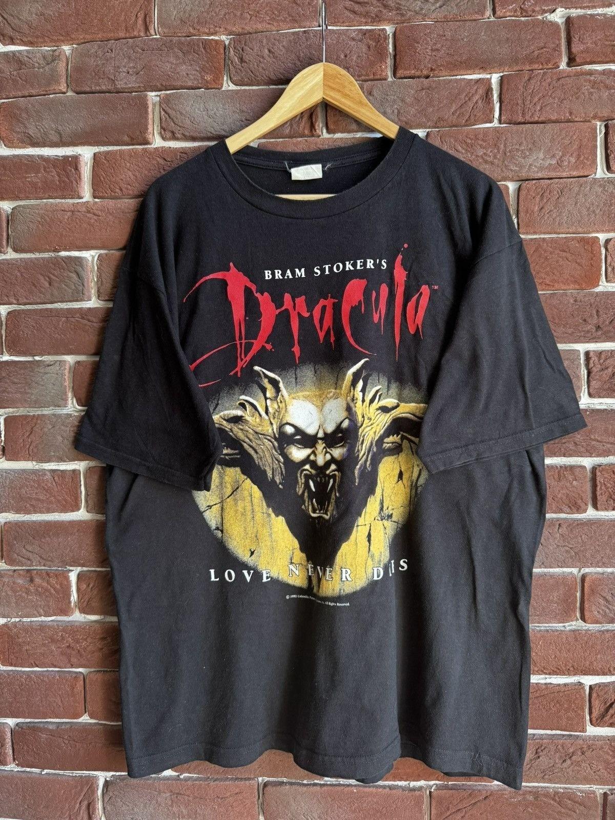 Vintage 1992 Bram Stokers Dracula Love Never Dies Horror Tee Unisex T-Shirt XXXL