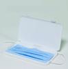 Plastic Mask Storage Box PP Square Blue White Medical Civil Masks Temporary Folder Flip Cover Portable Outdoor Antiviral Product