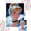 Cinderella Diamond Painted Mosaic Art Painting Kit Handmade DIY Gift Home Decor