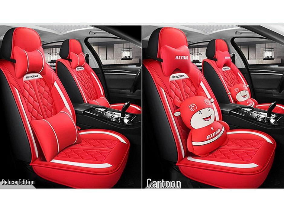Haima M3/S5/M5 Cartoon Breathable Semi-Enclosed Car Seat Cover (2nd & 3rd Gen)