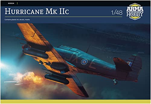 Arma Hobby 1/48 Scale Royal Air Force Hawker Hurricane Mk.2c Plastic Model Kit ADL40004