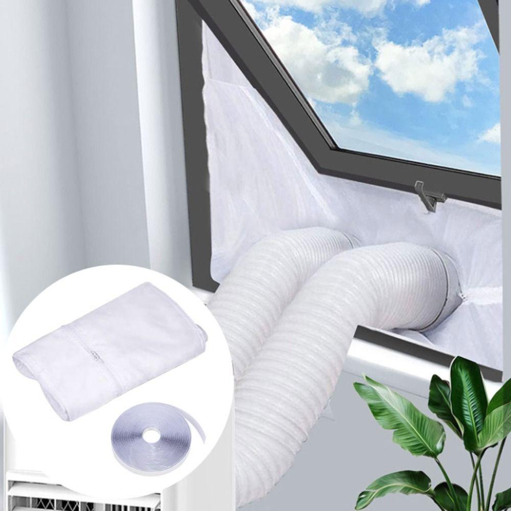 Flexible Cloth Window Seal With Zip Flexible Cloth Sealing Plate AC Window Seal Tumbler Dryer