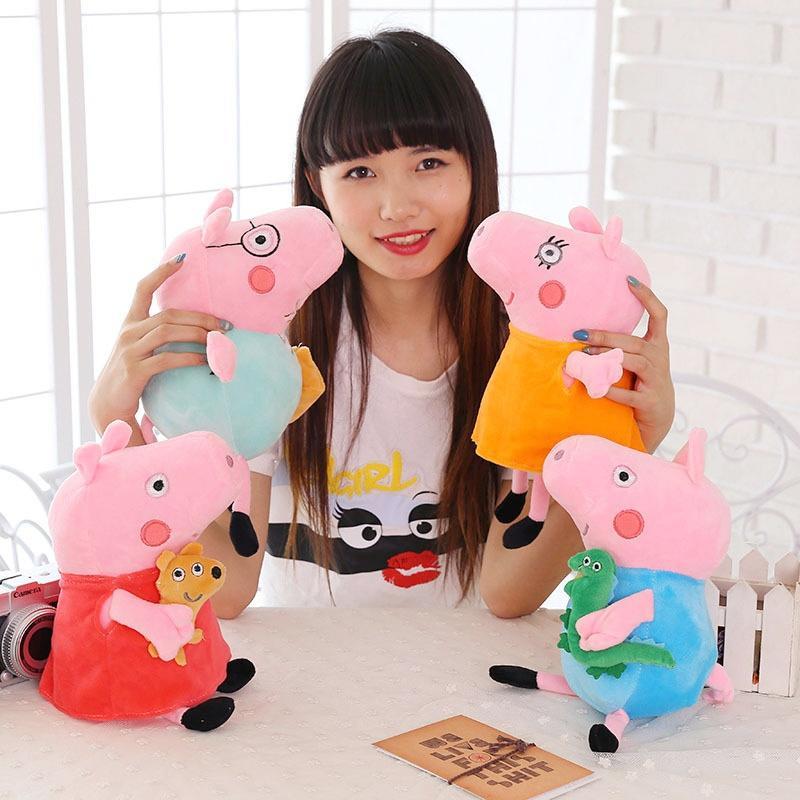 19cm Peppa Pig Tier gefüllt Plüsch Spielzeug Familie Freund Schwein Party Puppen