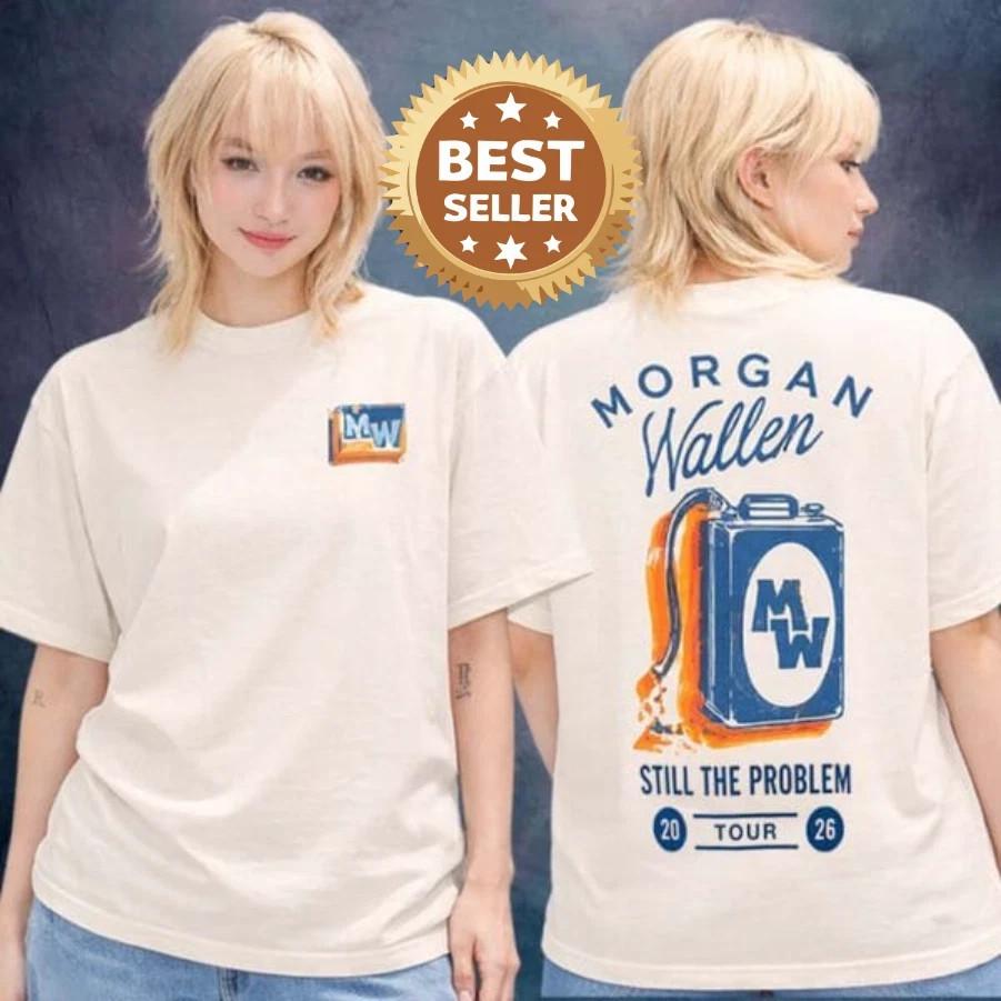 Morgan Wallen Merch Still The Problem Tour 2026 Sand Graphic shirt AN69677 Unisex T-Shirt L