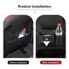 Car Logo Seat Slot Leather Storage Tissue Box Holder Auto Decorative Accessories For Mitsubishi Outlander Lancer Eclipse Mirage MF8