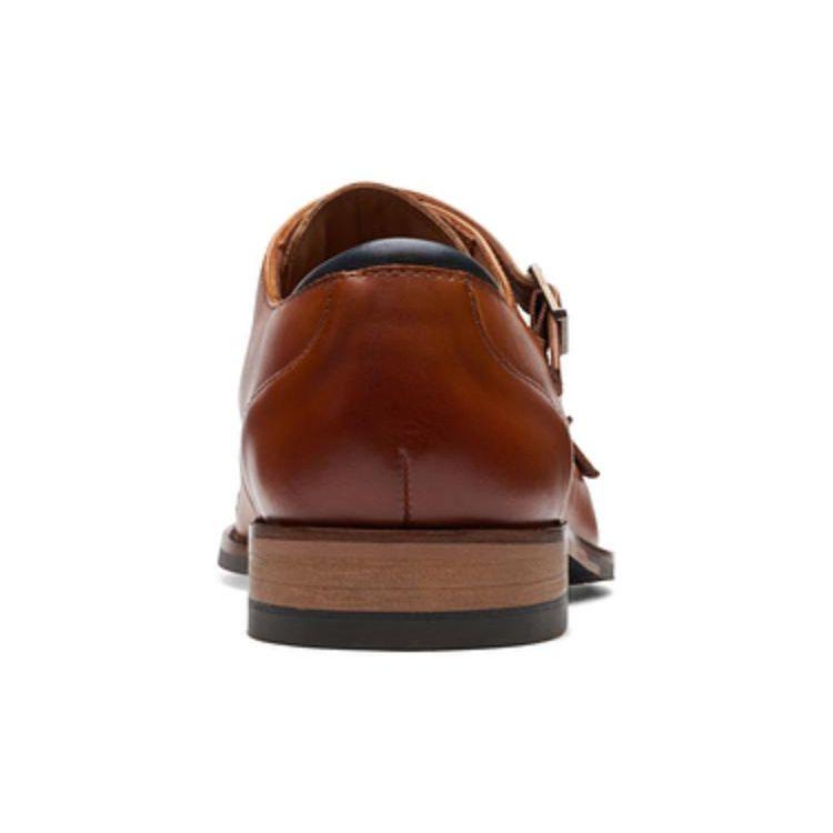 Clarks Top Layer Cowhide Business Commuting Formal Leather Shoes Men Shoes Brown 261724527