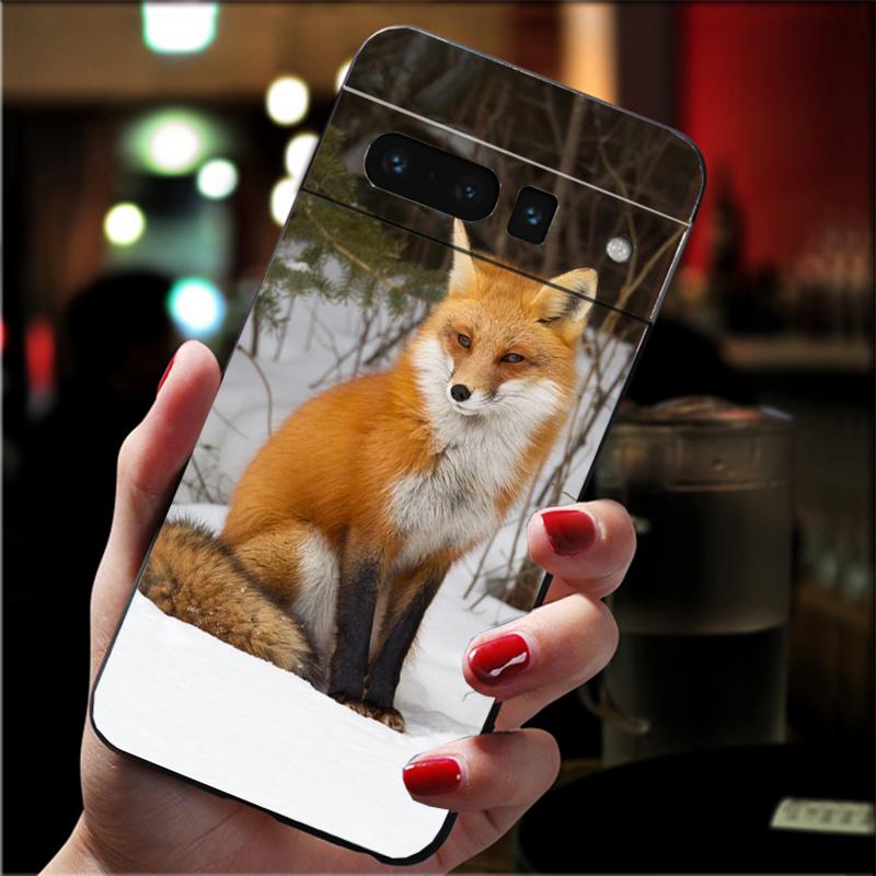 

Phone Case For Google Pixel 10 9 Pro XL 9A 8 7 6 Pro Pixel 8A 7A 6A Pixel 8 7 6 5 Cute Fox Google Pixel 6 Pro
