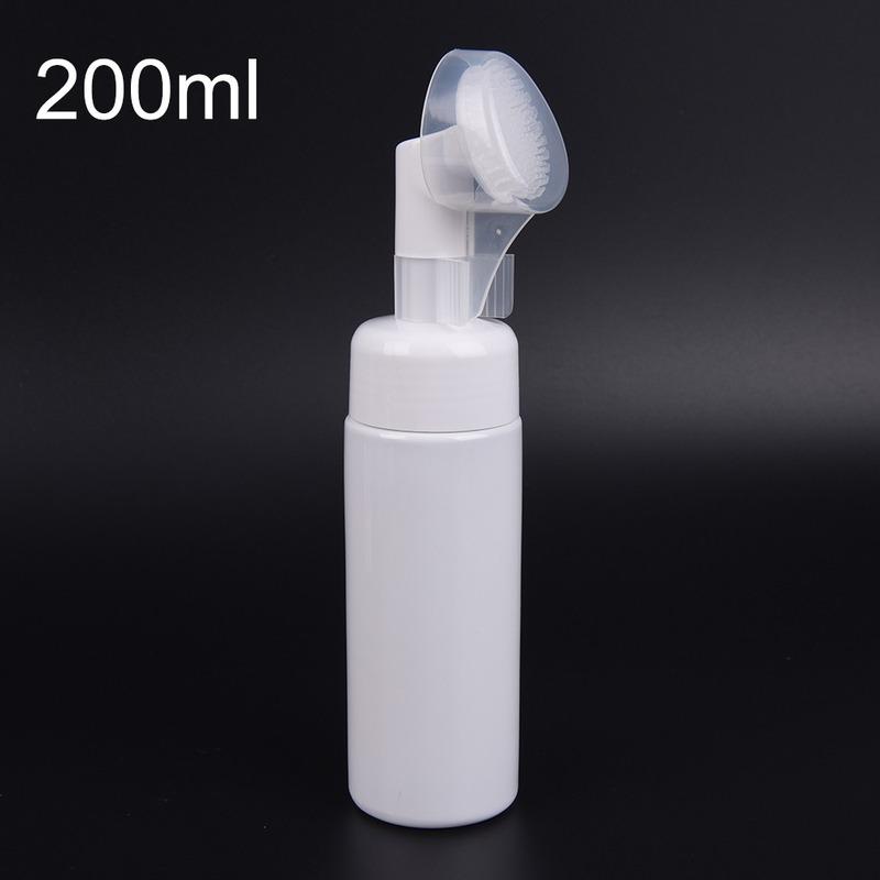 1 pièce Flacon Pompe Mousse Savon Mousses Distributeur de Liquide Flacons Mousse avec Tête Tube Brosse de Massage Mousse