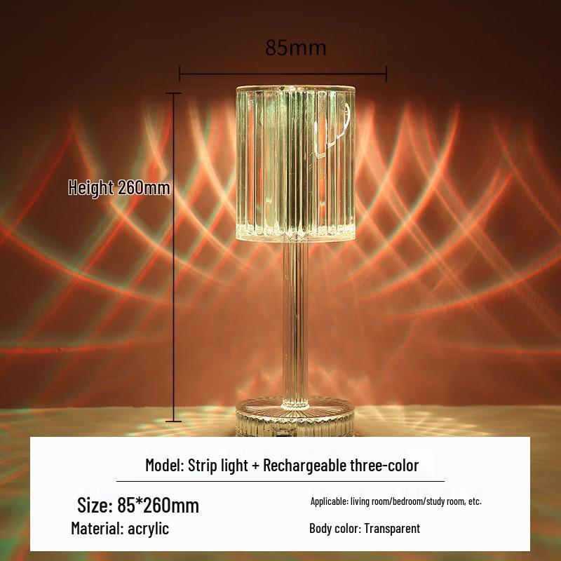 Star Moon Touch Lamp: Three-Color Rechargeable Night Light, Ideal for Bedroom or Birthday Gift.