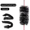 2Pcs Rabbit Hair Bow String Stabilizer Silencer Damper High Performance Archery Hunting Vibration Dampener Accessories 20x1.5cm