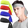 Unisex Elastic Headband: Sweat-Absorbent Sports & Fitness Band for Tennis & Outdoor Activities