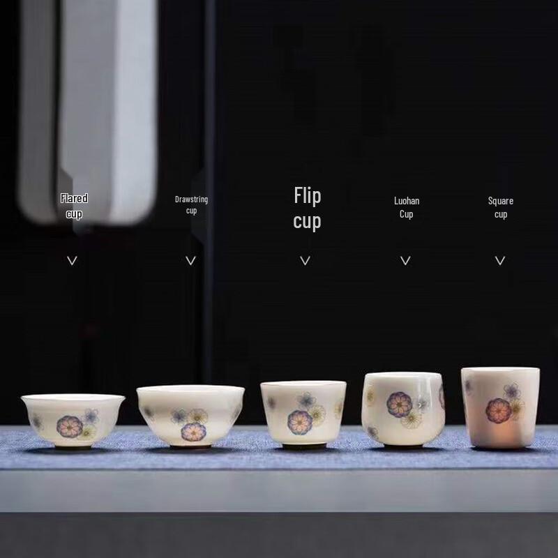 

Chaxun Mutton Fat White Porcelain Master Tea Cup