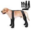 Hunde Hosenträgerstiefel Wasserdichte Pfotenschützer Weiche Welpenstiefel Rutschfeste Hunde Winterschuhe Verstellbare Stiefeletten für Hundepfoten