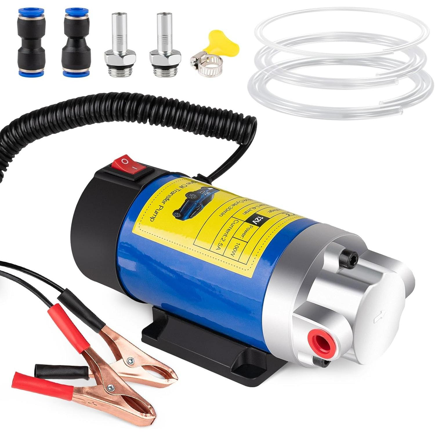 Oil Extractor Pump 12V 100W,Ultra-Quiet