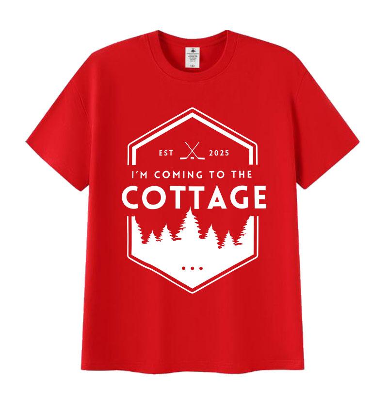 

Хлопковая футболка с принтом Heated Rivalry Cottage для мужчин и женщин, повседневная модная футболка с коротким рукавом, топ из чистого хлопка, высококачественная футболка L