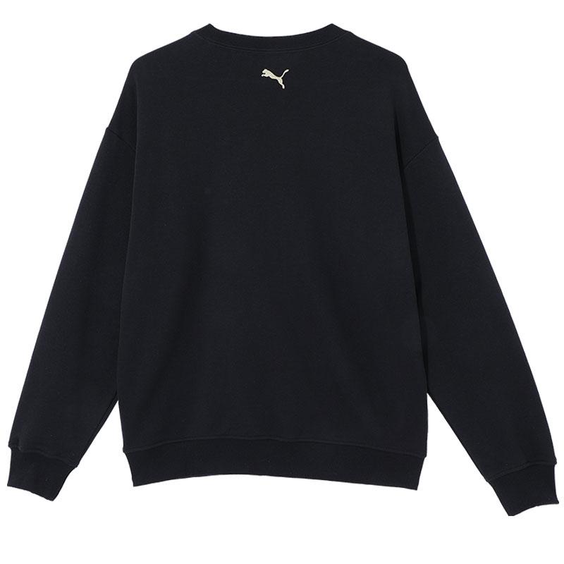 PUMA Sweatshirts Men's Black Crew Neck Moderate Other 631417-01