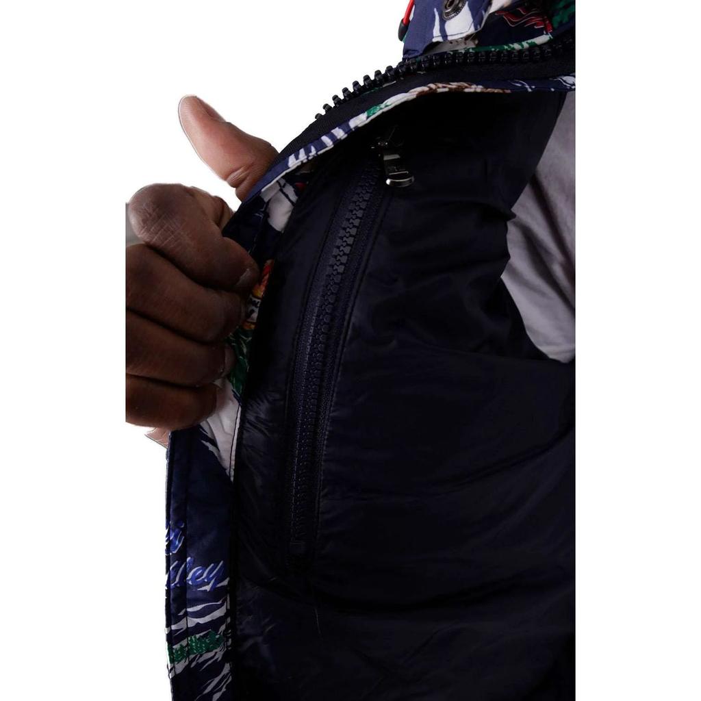 Polo Ralph Lauren Patterned Removable Hood Zippered Down Jacket Men Jackets Multicolor 710919262-001