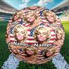 Custom Name Personalized Marilyn Monroe Print Size 5 Soccer Ball Training & Match Football, for Team, Kicking, Gift for Football