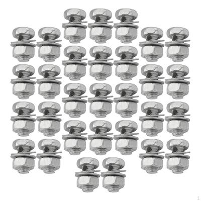 30 Pieces Brake Cable Regulator Clamp Anchor Bolt Beans Fixing,Adjuster,Fastening,Lock