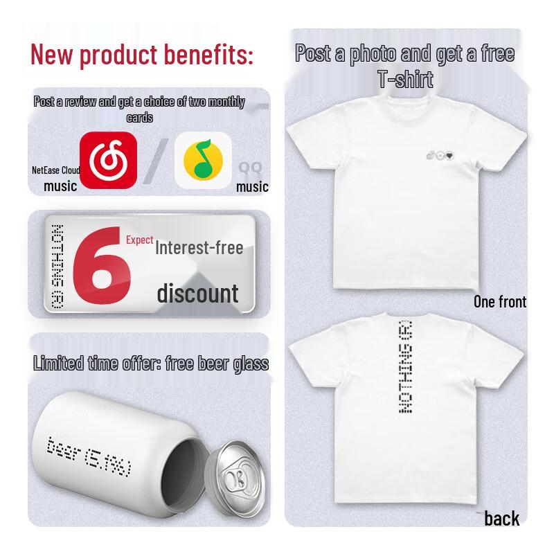 NOTHING Headphone (1) x ROBBi Co-branded Wireless Noise-Cancelling Headphones