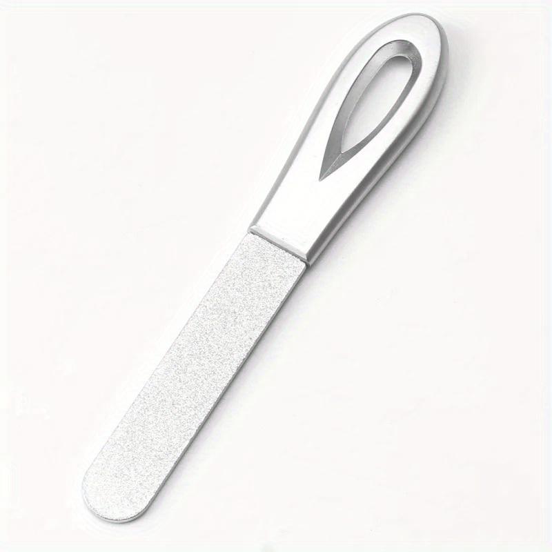 

Stainless Steel Diamond Grit Nail File, Durable and Hypoallergenic, for Finger and Toe Nails, Perfect for Hard and Thick Nails