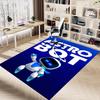 1 Stück Astro Bot Abenteuer Teppich für Spielzimmer Schlafzimmer Wohnzimmer Sofa Heimdekoration, Kinder Spielbereich Teppich Rutschfeste Bodenmatte Y7238