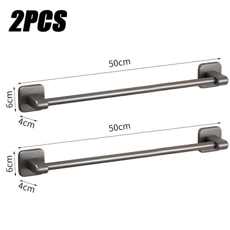 Koupelnový věšák na ručníky Nerezový věšák na ručníky Stojan na pantofle Věšák na ručníky bez vrtání Koupelnová police Organizér Kuchyňské úložné regály