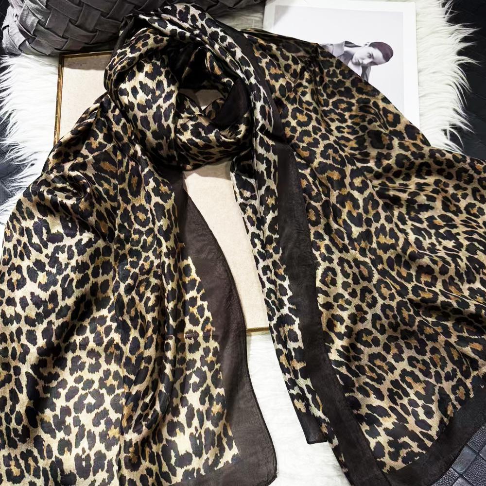 Bysifa|Beige Blue Silk Scarf Shawl Women Floral Print Scarf Cape Fall Winter 100% Mulberry Silk Long Scarves Summer Beach Shawls
